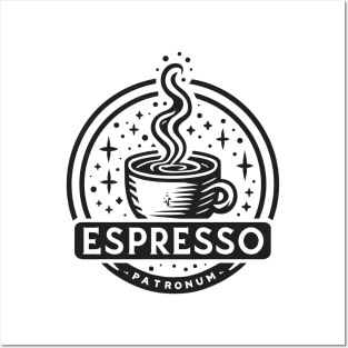 Espresso Patronum - Logo - Funny Fantasy Posters and Art